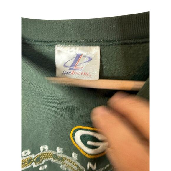 VTG Green Bay Packers NFL Reebok Logo Athletic Crewneck Sweatshirt Adult L - Picture 2 of 5
